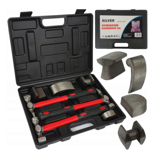 Set 7 ciocane 10-13cm Silver