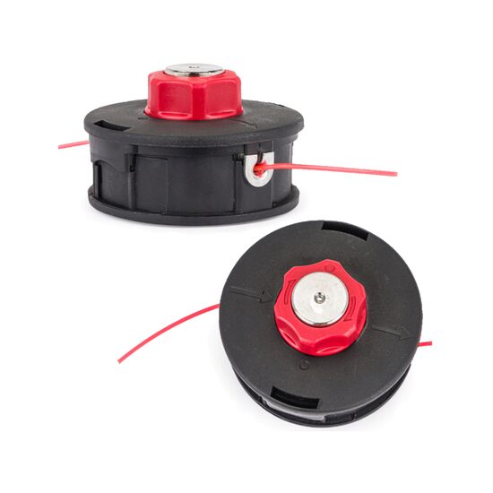 Mosor negru cu rosu pentru motocoasa, filet 10 mm, stanga, Powermat