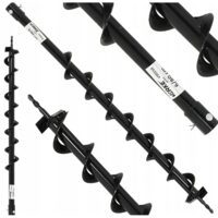 Burghiu pamant 6 cm x 80 cm, pentru motoburghiu, Verke