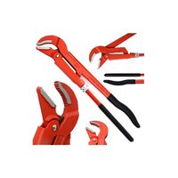 Cheie reglabila pentru tevi, suedeza, 1.5", cu falci, Silver