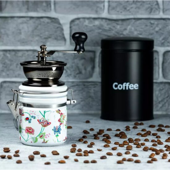 Rasnita de cafea traditionala, manuala, 16x8 cm, Kinghoff