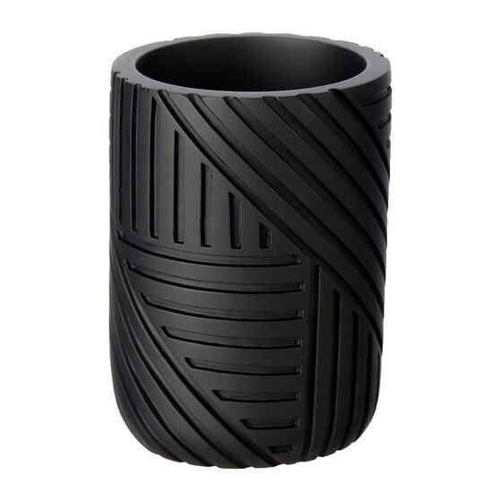 Suport pentru periute dinti, pensule, negru, model 3D, Sepio
