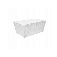 Cos organizator pentru cosmetice, alb, 30x20x13 cm, Sepio