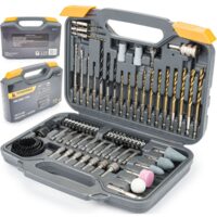 Trusa de bituri, biti, burghie, surubelnite pentru beton, lemn, 72 piese, Powermat