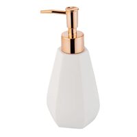  Dozator manual de sapun lichid, alb, auriu, 100ml, Sepio