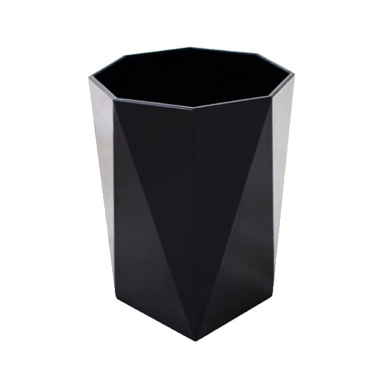 Suport pentru periute de dinti, model diamant, negru Sepio
