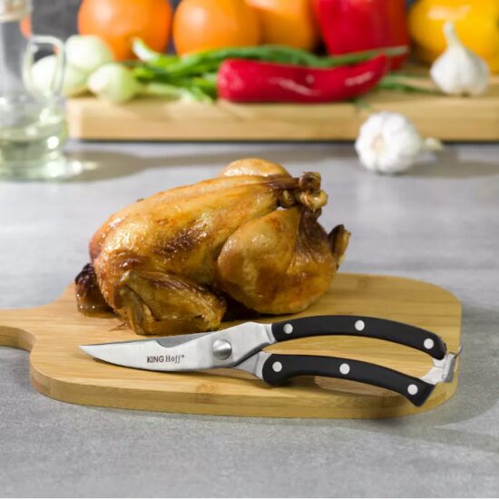 Foarfeca pentru taiat carne 25 cm, negru KingHoff