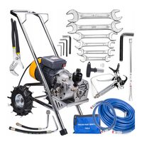 Pompa masina de Vopsit, zugravit, profesionala Airless, 250 bari 3000 W, Powermat