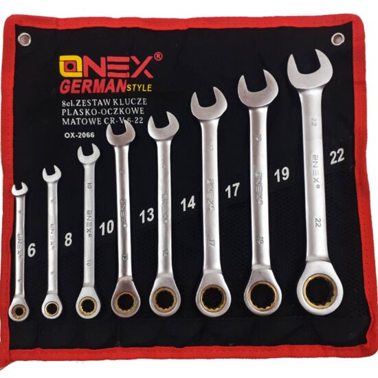 Chei fixe, inelare cu clichet, 6 - 22 mm, chrome-vanadium, Onex
