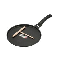 Tigaie pentru clătite, din aluminiu, 26cm, negru, Kinghoff