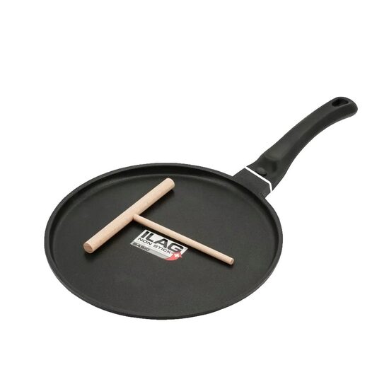 Tigaie pentru clătite, din aluminiu, 26cm, negru, Kinghoff