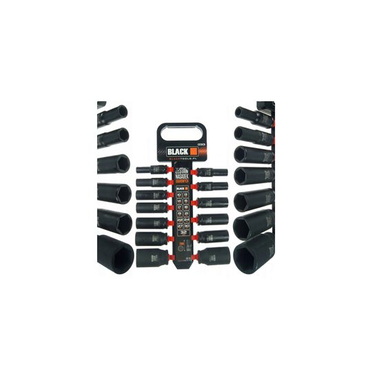 Trusa 13 tubulare de impact 10-32 mm Black
