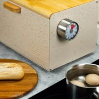 Cronometru de bucatarie rotund, din inox, 61x35 mm  Kinghoff