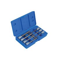 Set biti torx, extra lungi, cuplaj 3/8", T25-T60, Satra