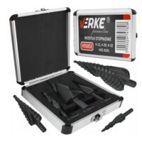 Set burghiu conic 4 - 32 mm, 3 piese,  HSS 4241, Verke