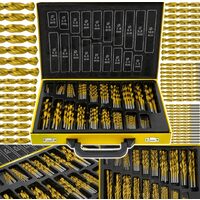 Trusa Set 170 Burghie din Titan pemtru Lemn Metal Notig