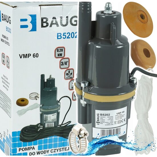 Pompa apa curata submersibila de adancime 75m Baug 