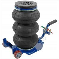 Cric pneumatic, perna 3.5 Tone, cu roti si maner scurt, Baug