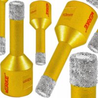 Carota diamantata pentru placi ceramice, marmura, piatra naturala, gresie, beton 10 mm Verke