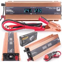 Convertor de tensiune auto, invertor tensiune  LCD 24V 2200 W, Powermat
