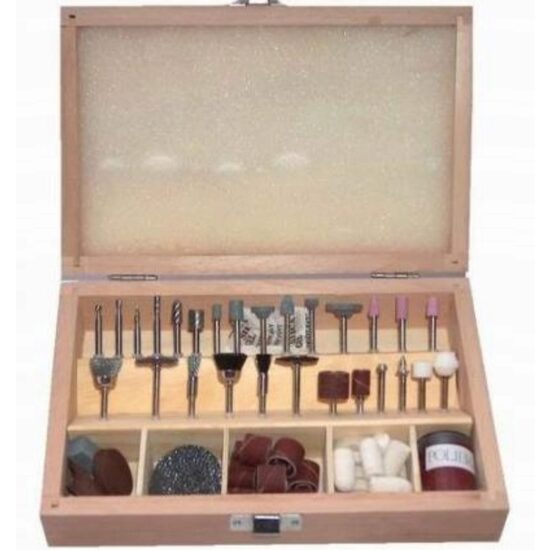 Set freze 100 piese de slefuit pentru minibiax Silver