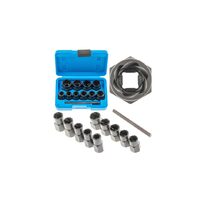 Set extractoare suruburi si piulite deteriorate 11 piese Satra