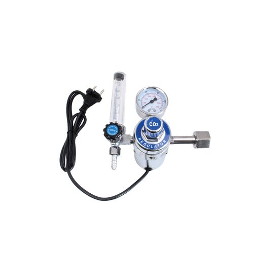 Reductor, regulator presiune gaz, argon, co2, cu incalzitor, Satra
