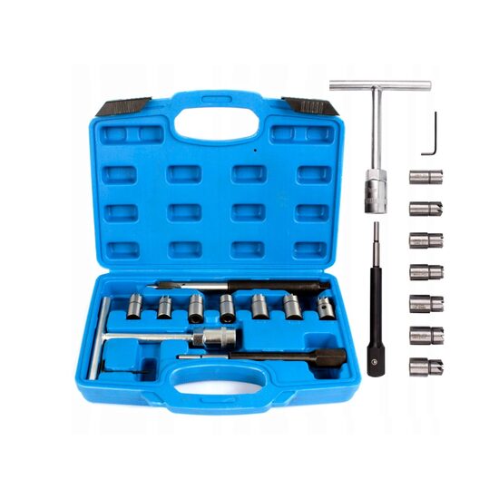  Set freze pentru reconditionat scaun injectoare, 10 piese, Silver