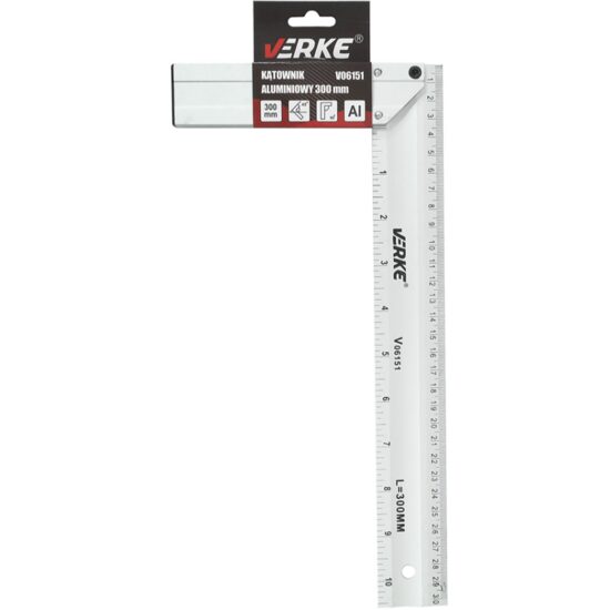 Echer aluminiu pentru tamplarie, 300 mm, Verke