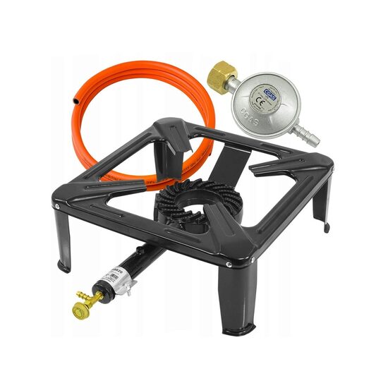 Pirostrie pe gaz, 40 x 40 cm, 6.5 kw, patrata, Baug