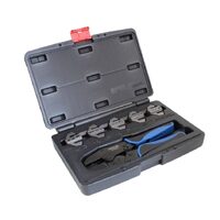 Set cleste sertizare papuci cabluri electrice, 5 capete, Asta