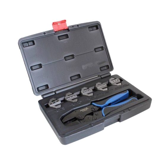 Set cleste sertizare papuci cabluri electrice, 5 capete, Asta