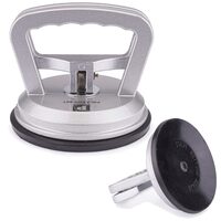 Ventuza aluminiu geam 120 mm, capacitate ridicare 50 Kg, Powermat 