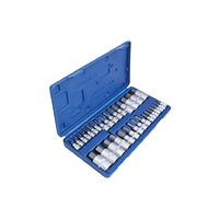 Trusa chei imbus hexagonale 1/4" si 3/8", 2-19 mm, metric si inch, 32 piese, Asta