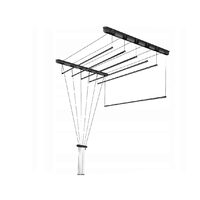 Uscator rufe tavan, 6x90 cm, negru, Sepio