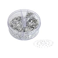 Set mansoane metalice pentru cabluri, 0.5-2.5 mm, 1900 bucati, Asta