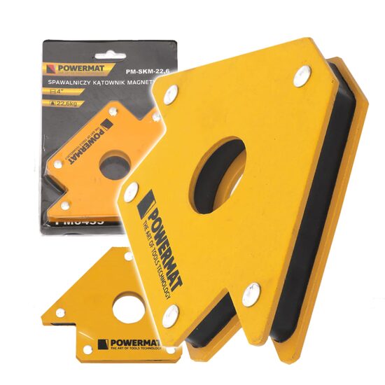 Vinclu magnetic pentru sudura, capacitate 22.6 Kg, suport sageata, Powermat