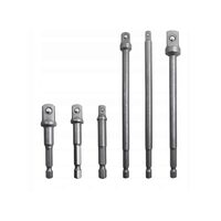 Set 6 adaptoare 1/2, 1/4, 3/8, 50mm, 150mm, Silver