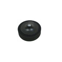 Burete pentru lustruit 125 x 50 mm, M14, negru, moale, Silver