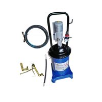 Gresor pneumaric 12 litri, pompa pneumatica pentru gresat, Silver