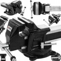 Menghina rotativa turnata, 100 mm, de banc, cu nicovala, Premium Line, Verke