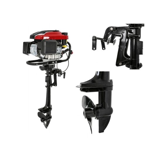 Motor de barca in 4 timpi, putere 6.5 Cp, Powermat 