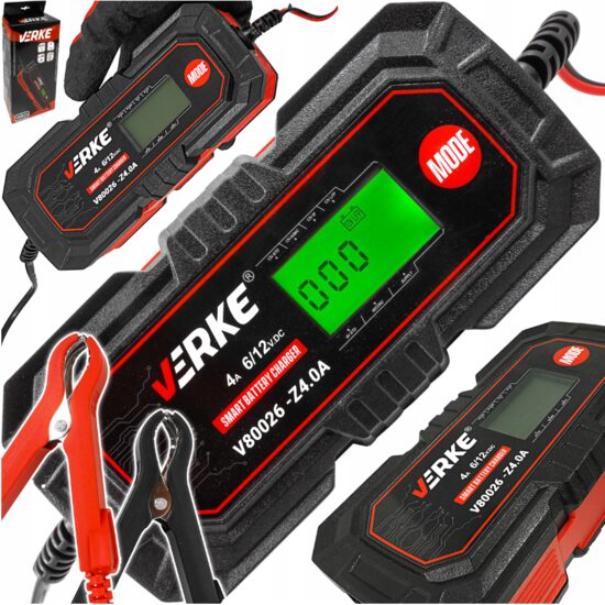 Redresor cu microprocesor, 6/12V Z4.0A, Verke