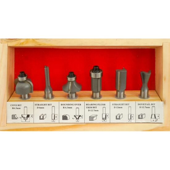 Set freze lemn, 6 piese, 8mm, Verke