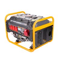 Generator de curent pe benzina 3 kw, 2 in 1, monofazic si trifazic, motor in 4 timpi, stabilizator de tensiune AVR, Powermat