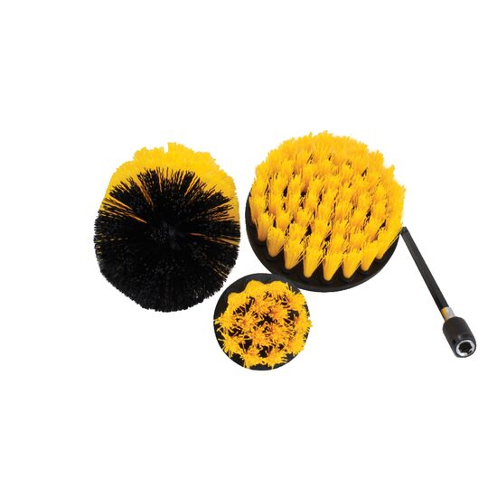 Set de 4 perii curatare pentru bormasina, Satra