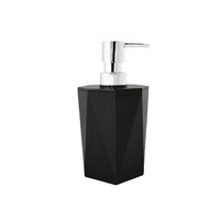 Dozator sapun lichid, model diamant, negru, Sepio