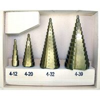 SET 4 BURGHIE CONICE 4-39MM, Silver, S0320 