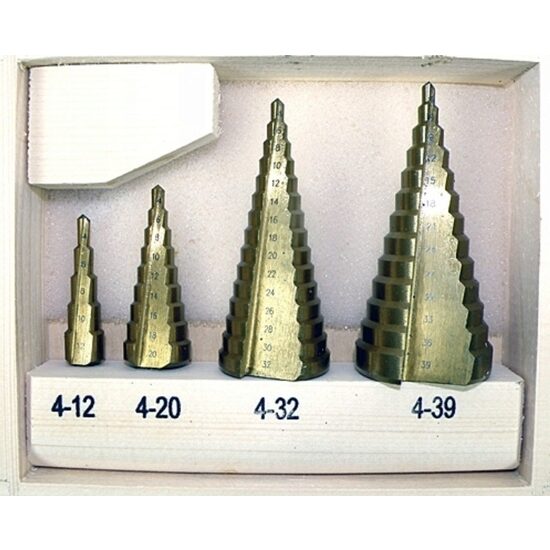 SET 4 BURGHIE CONICE 4-39MM, Silver, S0320 