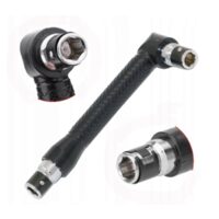 Adaptor unghiular 90 grade pentru biti, surubelnita 1/4" Silver